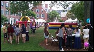 Summer School music event - outdoors at Yale University